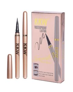 Zwarte eyeliner potlood snel droge vloeistof voering pen vrouwen ogen make -up waterdichte eyeliners vormen cosmetisch gereedschap79399077