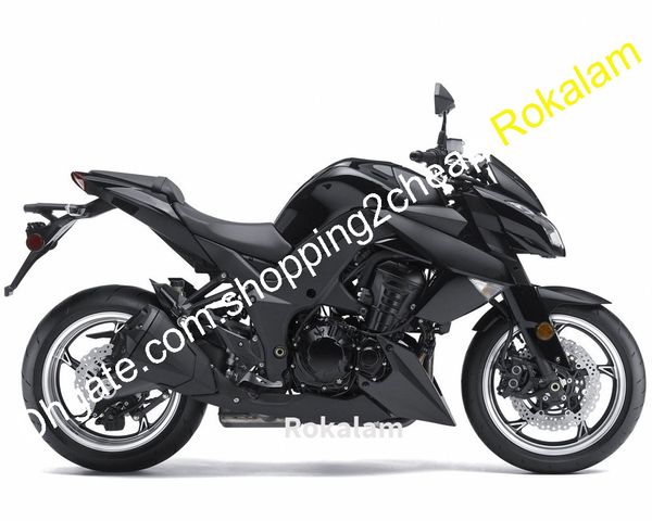 Kit de carénage noir pour Kawasaki Cowling Z1000 2010 2011 2012 2013 Z 1000 10 11 12 13 carénages de moto ABS (moulage par injection)