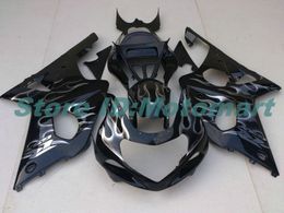 Black Fairing Kit voor Suzuki GSXR1000 00 01 02 GSXR 1000 2000 2001 2002 K2 GSX R1000 Kuiparts + 7Gifts GS18