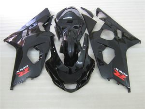 Black Fairing Kit voor Suzuki GSXR600 GSXR750 2004 2005 K4 GSXR 600 750 04 05 Hoogwaardige ballen Set UI12