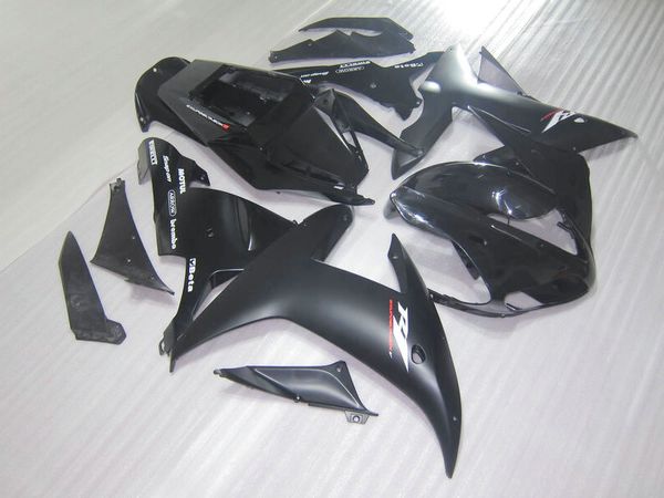 Ensemble de carénages noirs YZF-R1 2002 2003 YZFR1 02 03 kit de carénages YZF R1 YZFR1000 pièces de carrosserie pour YAMAHA cv56