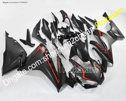 Zwarte kuipen voor Honda CBR500R 2019 2020 2021 CBR500 R 19 20 21 Aftermarket Motorfietsbeurs spuitgieten