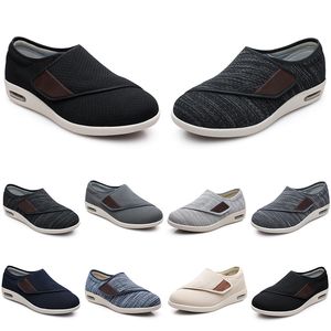 Black Flat Casual Fashion Designer Blue Beige Grey Mens Women Chaussures Trainers Sneakers Large Taille 36-53 Gai 964 5