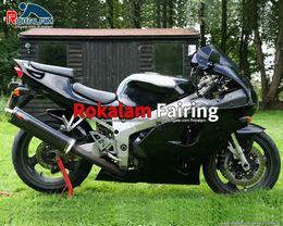 Black Backings For Kawasaki Verkortingen Delen Ninja ZX7R ZX 7R 1996 1998 1999 2000 2001 2002 Aftermarket Carrosserie Fairing Kit Motorfiets Fairing Set