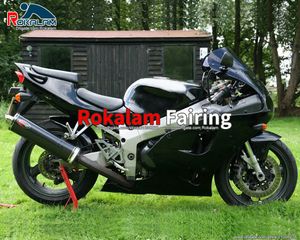 Carénages noirs pour pièces de carénages Kawasaki Ninja ZX7R ZX 7R 1996 1998 1999 2000 2001 2002 Kit de carénage de carrosserie de rechange Kit de carénage de moto