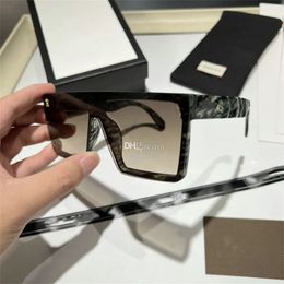 cadre noir Top luxe lunettes de soleil polaroid lentille designer femmes Mens Goggle lunettes senior pour femmes lunettes cadre Vintage métal lunettes de soleil