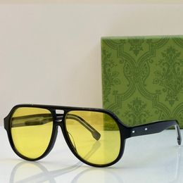 Gafas de sol con máscara ondulada y montura negra, lentes que cambian de color para hombres y mujeres, lentes resistentes a UV400, gafas de sol de gran tamaño con montura ovalada y caja GG1443S