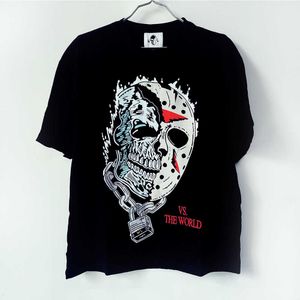 Black Friday Jason Mask T-shirt court Jason Voorhees