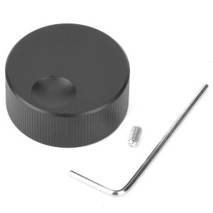 Zwart met massief aluminium knop 32x13 mm Volumeregelknop voor 6 mm potentiometer volume knop aluminium potentiometer knop