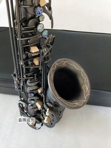 Saxophone Alto noir et or A 991, flambant neuf de haute qualité, embout plat avec étui, expédition professionnelle