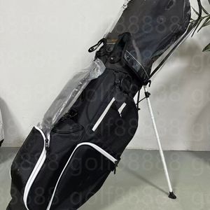 Sacs de golf noirs Sacs de support Clubs de golf unisexes Matériau imperméable de grand diamètre et de grande capacité Contactez-nous pour voir des photos avec logo