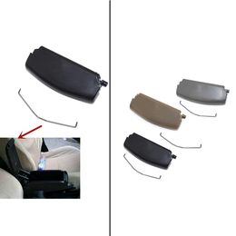 Zwart Grijs Beige Auto Armsteun Deksel Console Cover Klink Clip Vangst Voor Audi A4 B6 B7 2002-2007 auto Center Console Accessories242s