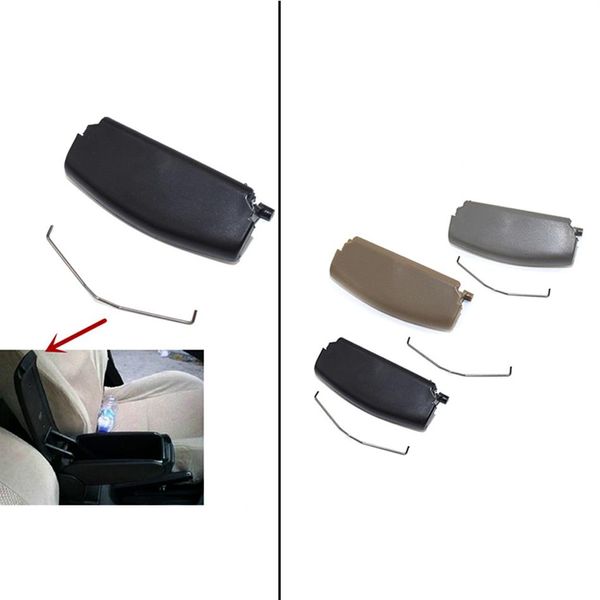 Tapa de reposabrazos de coche, color negro, gris y Beige, cubierta de consola, cierre de Clip para Audi A4 B6 B7 2002-2007, accesorios para consola central de coche 213Z