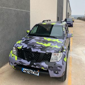 Zwart Grijs Geel Camouflage Auto Sticker Decal Camo Car Wrap Folie Met Luchtbellen Voor Auto Body Wrapping met Air Release303g