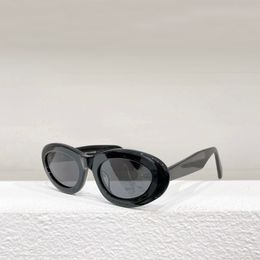 Zwartgrijze Cat Eye-zonnebril voor dames Designer zonnebrillen Shades outdoor UV400-beschermingsbril met doos