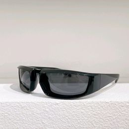 Zwart Grijs Schild Party Zonnebril voor Mannen Vrouwen Unisex 25Y Sport Bril Shades UV400 Brillen met Doos