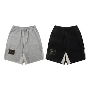 Shorts gris noir hommes femmes cordons de haute qualité shorts 2024SS