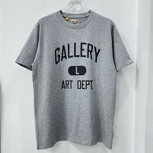 Zwart grijs t-shirt mannen dames letters print tee top casual t-shirt