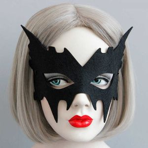 Black Halloween Adult Mask Bar Masquerade Stage Performance Masks Angel Princess Sexy Dance Accessoires pour filles