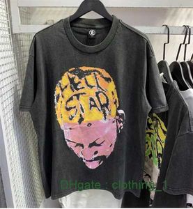 Black Hellstar Shirt Men t Women Designer Shirts New Tshirt American Tendy Brand Hell Star Red Face Tee Hells Bones Skull Summer 100% Cotton Tshirt Dolj