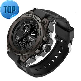 Zwart high-end, prachtig, functioneel, betaalbaar multifunctioneel elektronisch digitaal horloge