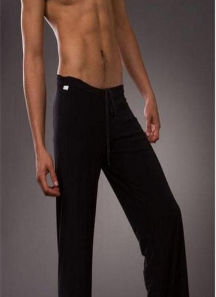 Black High Quality N2 Men Sexy Lingerie Bodywear Voir Throught Lounge Pantal