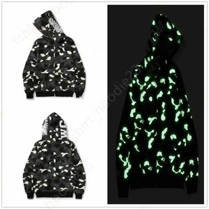 diseñador de sudadera con capucha negra Sudaderas con capucha para hombre chaquetas mujer ropa deportiva sudadera bordado de múltiples colores cremallera gruesa streetwear camuflaje de Navidad sudaderas con capucha abrigos