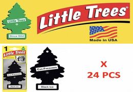 Black Ice Fersnener Little Trees 10155 Air Little Tree Made in USA Pack of 24 E6AX9649521