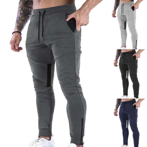 Jeans pour hommes, survêtement, pantalon musculaire, pantalon crayon d'entraînement physique