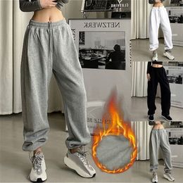 Noir Jogging Sweat Femmes pour pantalon Baggy Sport Pantalon Gris Jogger Taille Haute Sweat Casual Femme Pantalon 220811