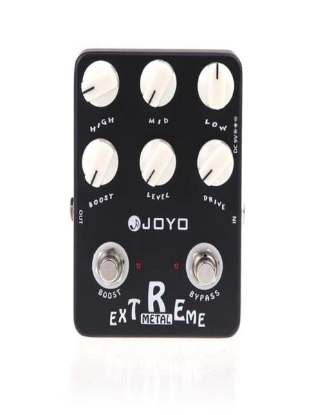 Black Joyo JF17 Guitarra Violao Effet de guitare Pièces pédales Extreme Metal Distortion for Musical Instrument Electronic 2014 New1335606