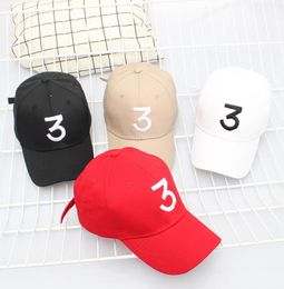 Black kaki rose populaire Chance The Rapper 3 Dad Hat Lettre broderie Baseball Cap Hip Hop Streetwear Frog Snapback Daddy Hats5097884