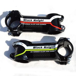 Black Knight Road Bicycle STEM ALLIAGE ET STEME DE FIBRE DE CARBON