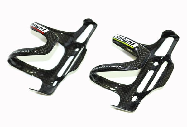 Black Knight Road Bike Black and Red Full Carbone Fibre Water Bottle Cages Cage en carbone Puriage Bicycle de bicyclette Cage de cage Cycling Asse6826720