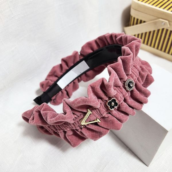 Diademas de encaje negro Accesorios para el cabello de lujo Regalos de estilo boutique para mujer Pinzas para el cabello Otoño Invierno Diademas para niñas encantadoras Joyería para el cabello de marca de diseñador clásico