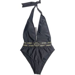 Maillot de bain en dentelle noire Bikini plage bain écrémé maillot de bain une pièce impression maillots de bain femme maillot de bain classique