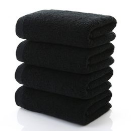 Black Large Bath Handdoek Katoen Dik Douche Gezicht Handdoeken Home Badkamer Hotel Volwassenen Badhanddoek Talha de Banho Serviette de Bain