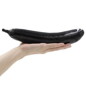 Zwarte grote realistische aubergine-dildo Enorme penis nep dikke lul anale grote dildo's voor vrouwen sexy speelgoed volwassenen spellen koppels mannen