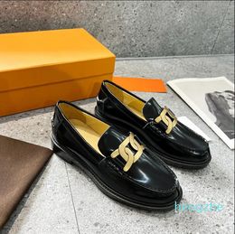 Mocasines de cuero negro, mocasines planos, zapatos de mujer, mocasines clásicos con plataforma, zapatillas de trabajo, informales, Oxfords, suela de goma