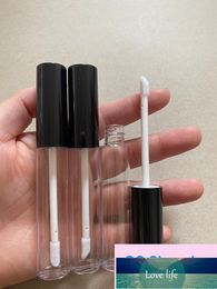 Zwart Deksel Wimper Hervulbare Flessen Lege Clear Lipgloss Buizen Cosmetische Lipgloss Glazuur Verpakking Container 10 ml