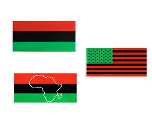Black Lives Matter Afro American Pan African Flag de haute qualité Retail Direct Factory Whole 3X5FTS 90X150CM Polyester Canvas He4216369