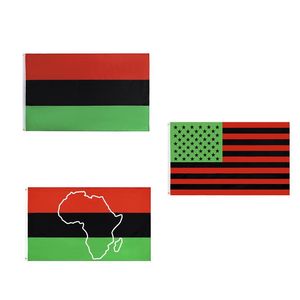 Black Lives Matter Drapeau panafricain afro-américain de haute qualité, vente au détail directe en usine, toile en polyester 3x5 pieds 90x150cm He2604