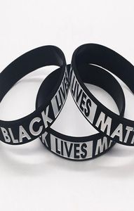 Bracelet Black Lives Matter en caoutchouc de Silicone, Bracelet de Sport pour hommes et femmes, cadeau LJJK21842203301
