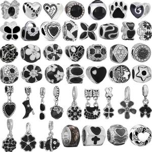 Résultats de bijoux de luxe noirs, breloques en cristal classiques Vintage, Style tendance, bijoux pour femmes, composants de bricolage, vente en gros