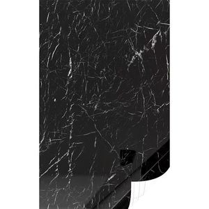 Papel de pantalla auto adhesivo de mármol negro