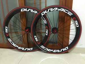 Black Matte Dura Ace C50 Carbon Wheelset Clincher Roues tubulaires Roues de vélo de route en carbone
