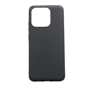Black Matte Soft TPU Mobiele telefoonhoesje voor Redmi 12C 11A POCO C55 A1 A2 A2 Plus POCO C50 C51 4G K50 Pro K40S Schokbestendige omslag