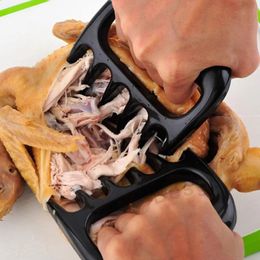 Black Meat Claws Kunststof vleesvorken BBQ-vleesversnipperaar Claws Chicken Separator Easy Clean Use Barbecue Kitchen Tools Bear Claws DBC