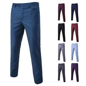 Zwarte Mannen Jurk Broek Slim Fit Lente Herfst Heren Werkpak Broek Bussiness Kantoor Plus Size Bruiloft Broek Male300M