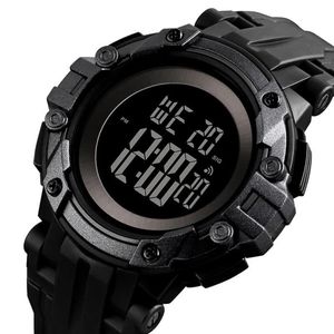 Relojes digitales negros para Hombre luminosos 50M Reloj despertador deportivo resistente al agua a prueba de golpes Reloj electrónico Masculino Reloj Hombre 1545 Wris2853